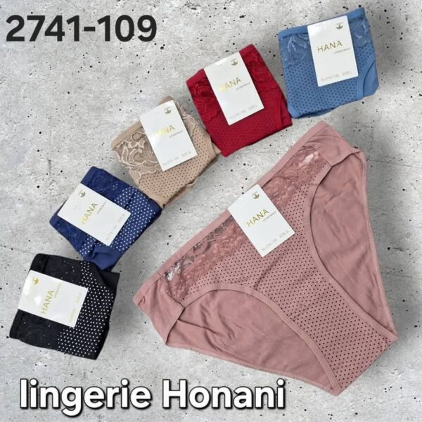PACK 6 SLIPS HANA MULTICOLOR 2741-109