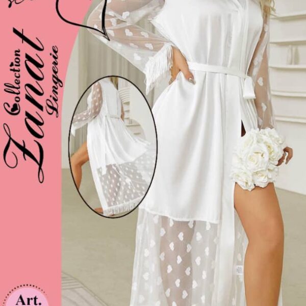 KIMONO SATIN BLANC 890