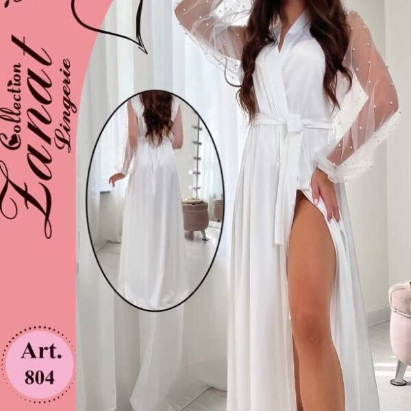 KIMONO SATIN BLANC 804